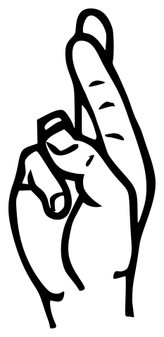 File:Sign language R.svg