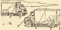 Brian Robb's sketch of 'Cannibal' disguise of 25-pounder gun, limber, quad as trucks.jpg